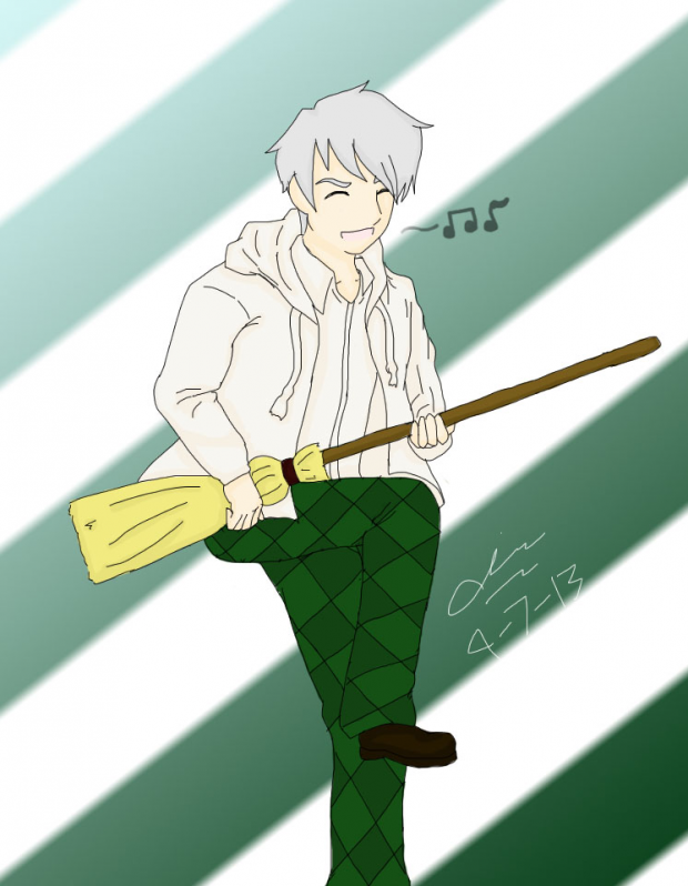 Prussia and his broom