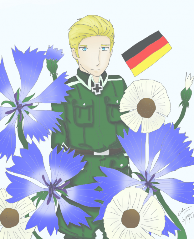 Germany and His National Flower