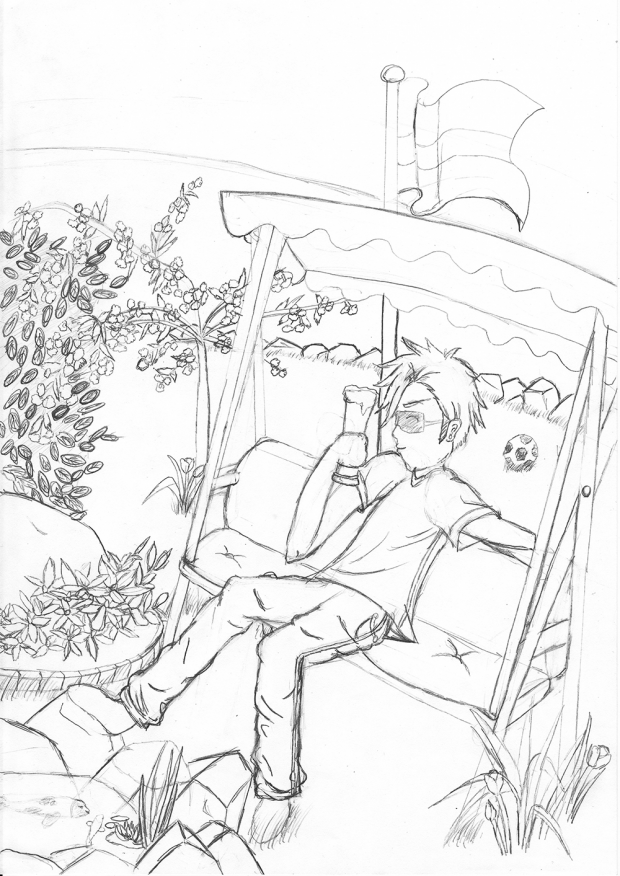 Summer in Denmark - sketch