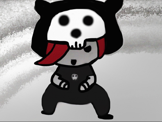 the kawaii gothic boy colour