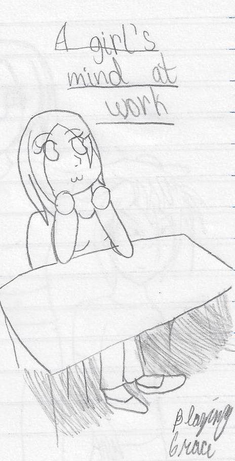 A Girl's Mind at Work