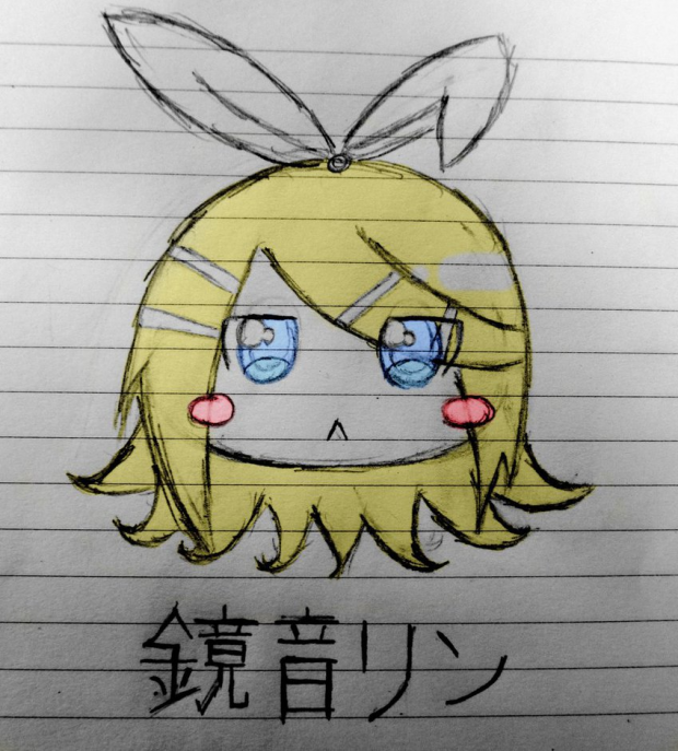 Chibi Head Rin Kagamine