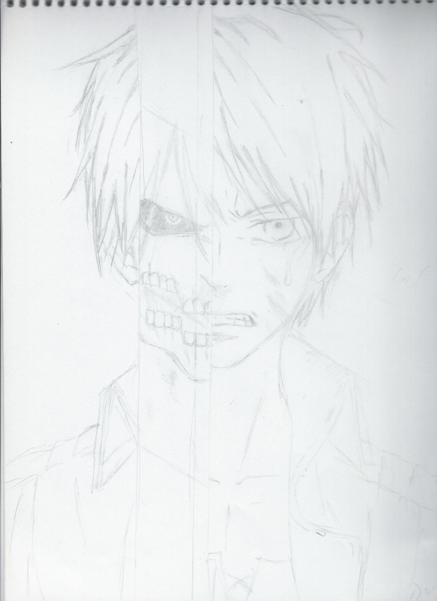 Eren Jaeger (initial sketch)