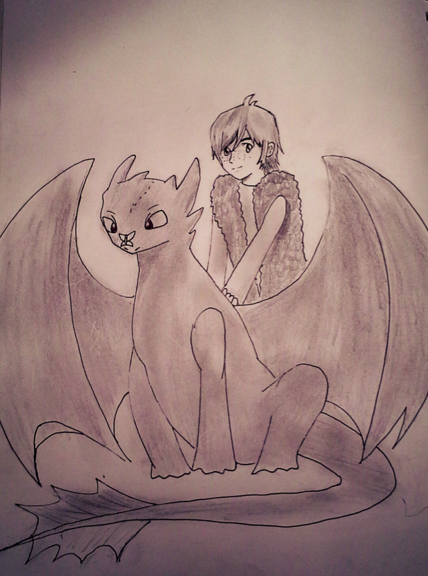 Hiccup and Toothless