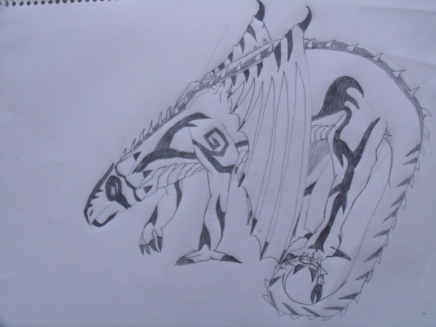 Cartoonized Dragon Character