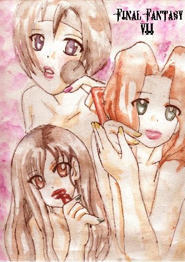 Aeris,yuffie And Tifa