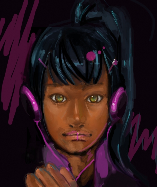 Jazine shocking purple