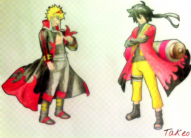 Naruto x Simon cosplay (Gurran Lagann)