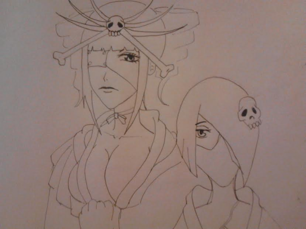 katen kyokotsu line art