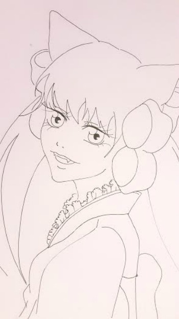 Zakuro Line Art