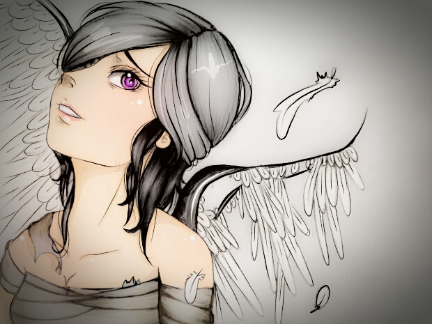 Fallen angel colored