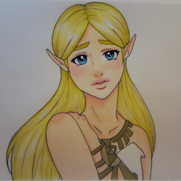 Princess Zelda colored