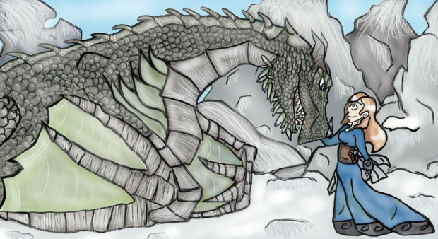 Parrthanaz and the warrior.