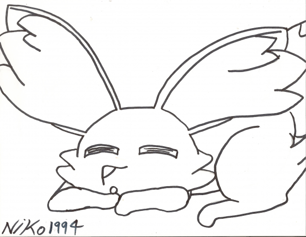 Sleeping Fennekin