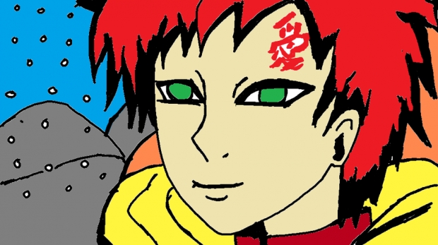 Gaara in the snow