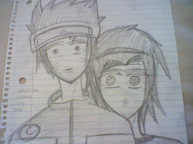 Naruto and Sakura.