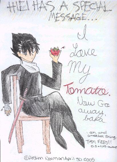 Hiei Loves Tomato