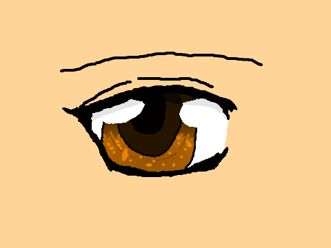 My Attempt At An Anime Eye