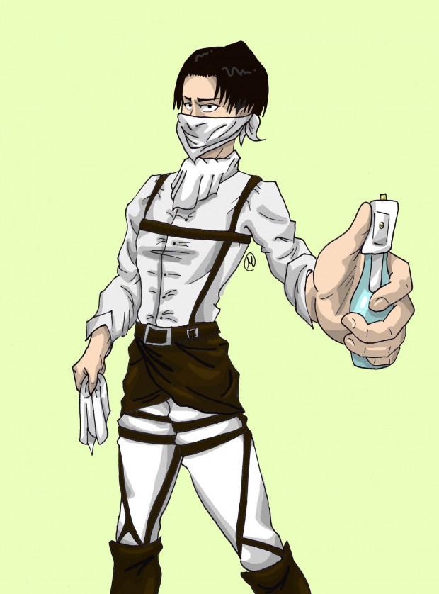 .:Levi:. Dirt on your face