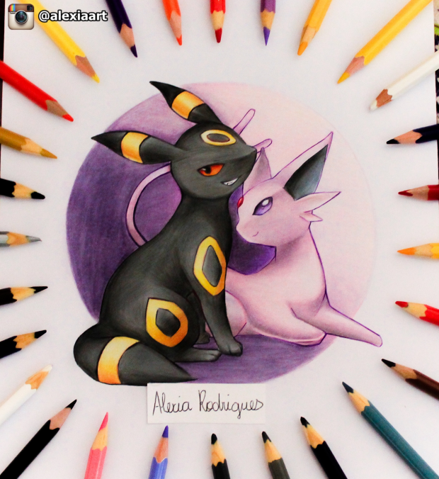 Umbreon and Espeon