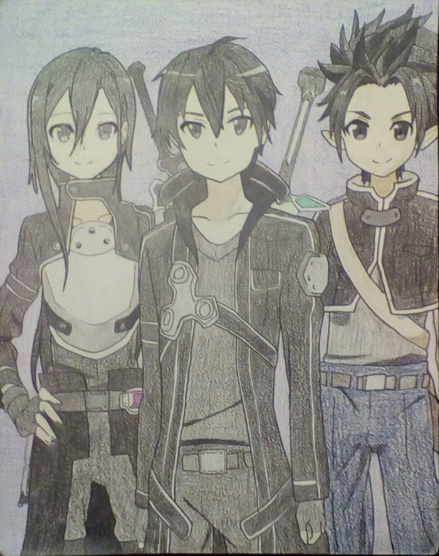 Kirito's three avatars