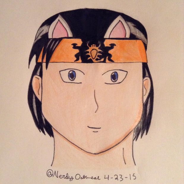 Takeda with cat ears