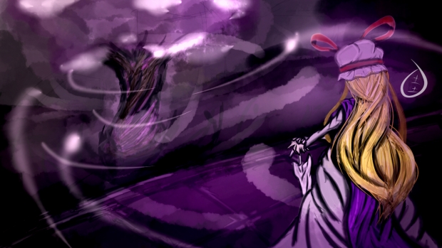 Yukari with Saigyouji Ayakashi