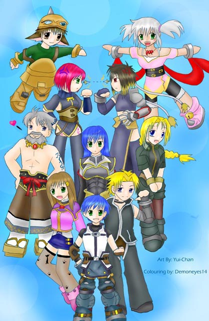 Star Ocean Chibi Group