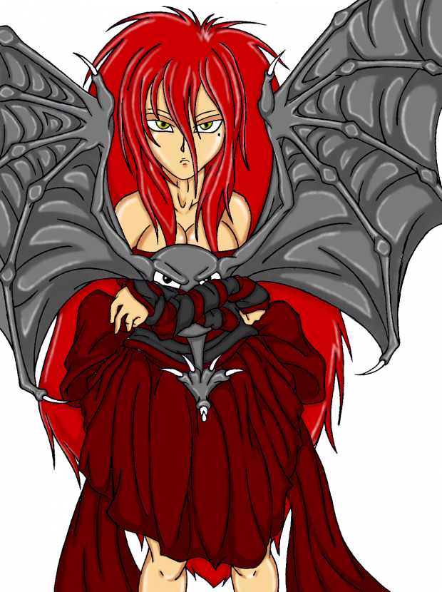 crimson haired godess