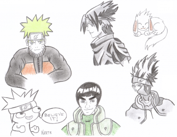 Naruto random doodles