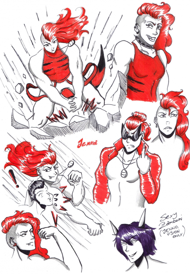 Jenna Doodles (and a smexy Zamboni?)