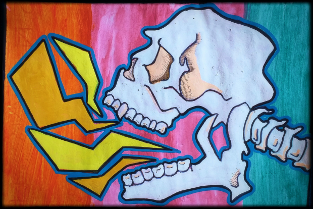 anatomically incorrect skull