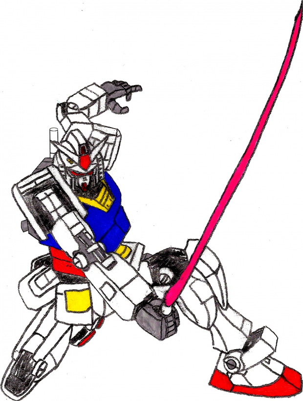 Gundam Beam Saber colored