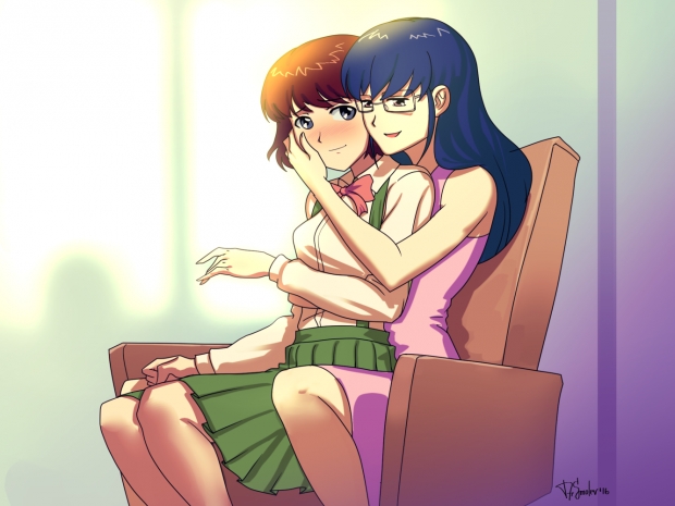 The Girl looking into me