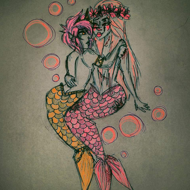 mermaid girlfriends