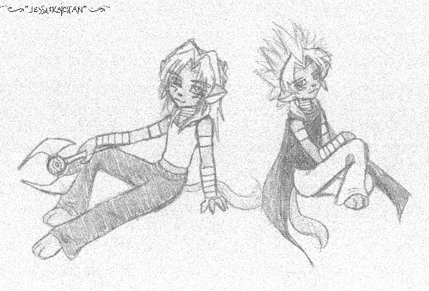 Malik And Yami Malik Kitties