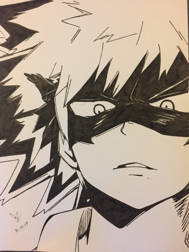 Katsuki Bakugo from My Hero Academia