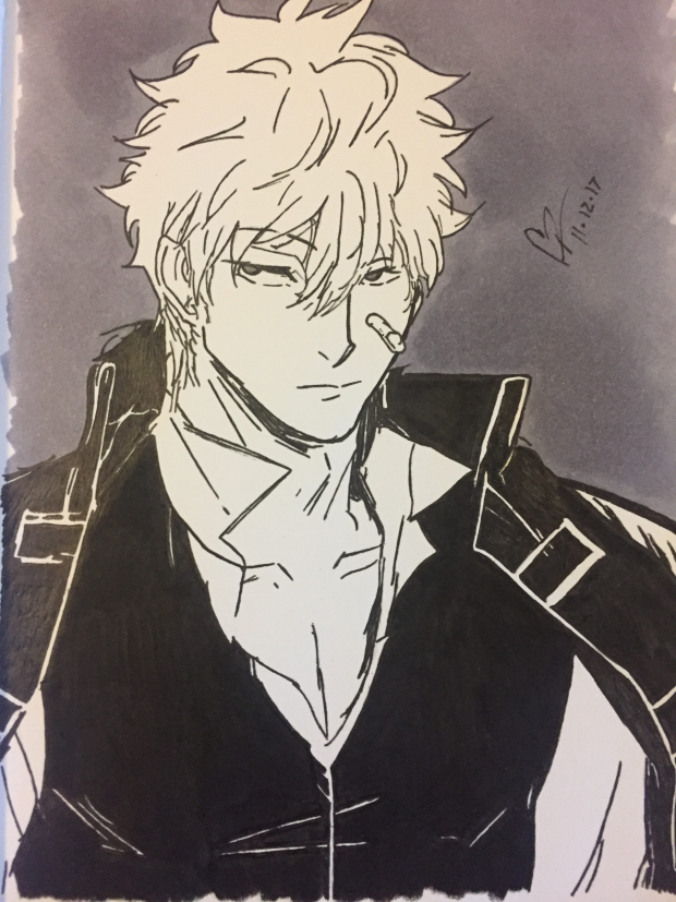 Gintoki Sakata from Gin Tama Anime