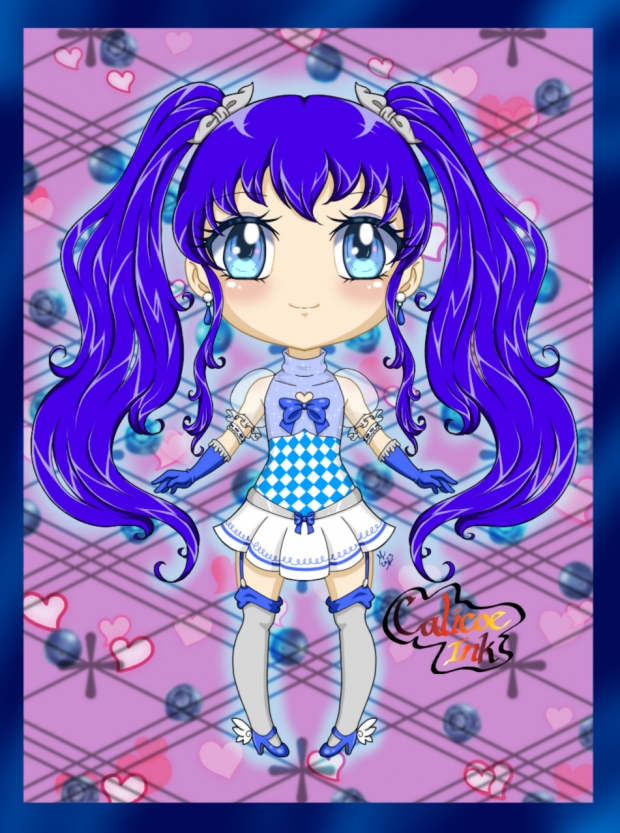 Chibi Blueberry Girl