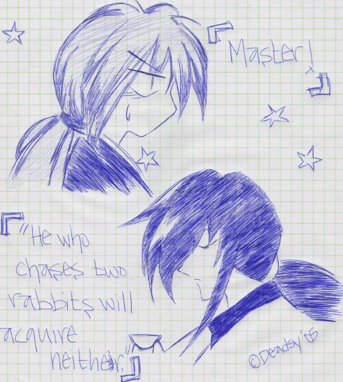 Chibi Ken-san + Hiko [sp?]