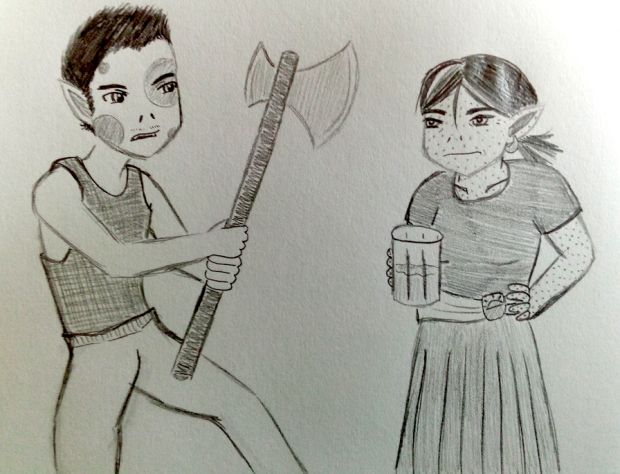 Training with Aunt Ushka