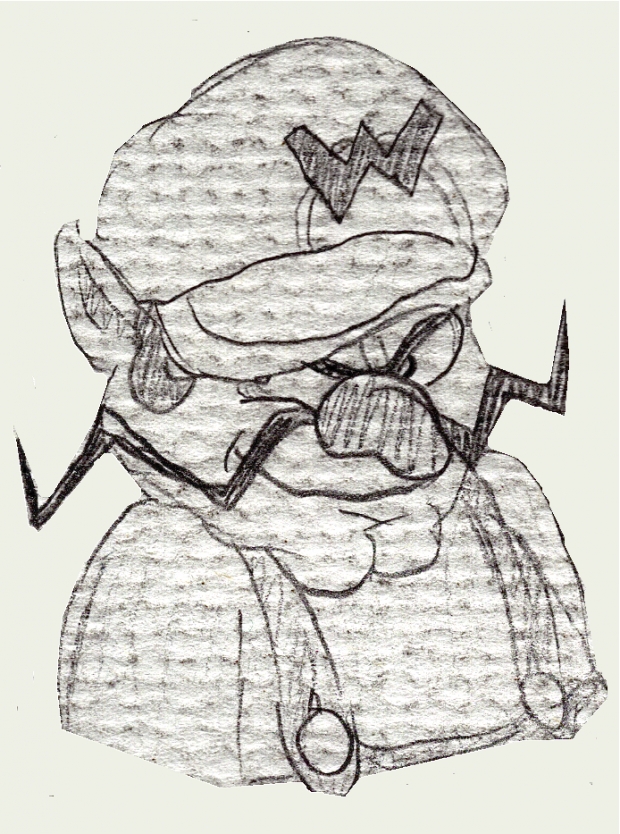 An Evil Looking Wario