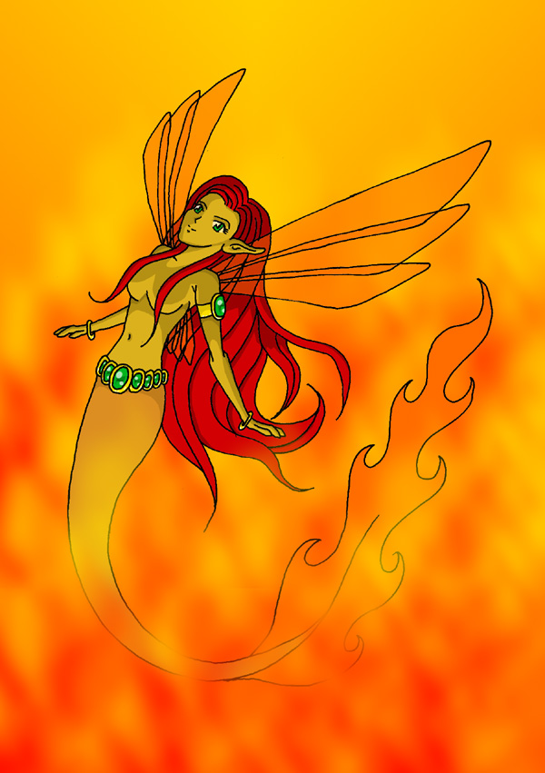 Fire Fairy (cg)