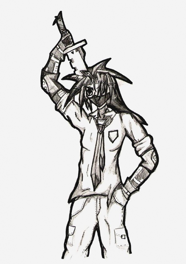 Dark Link In Collar Shirt