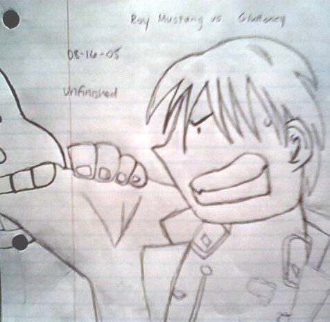 Roy Mustang.. Being Eaten.