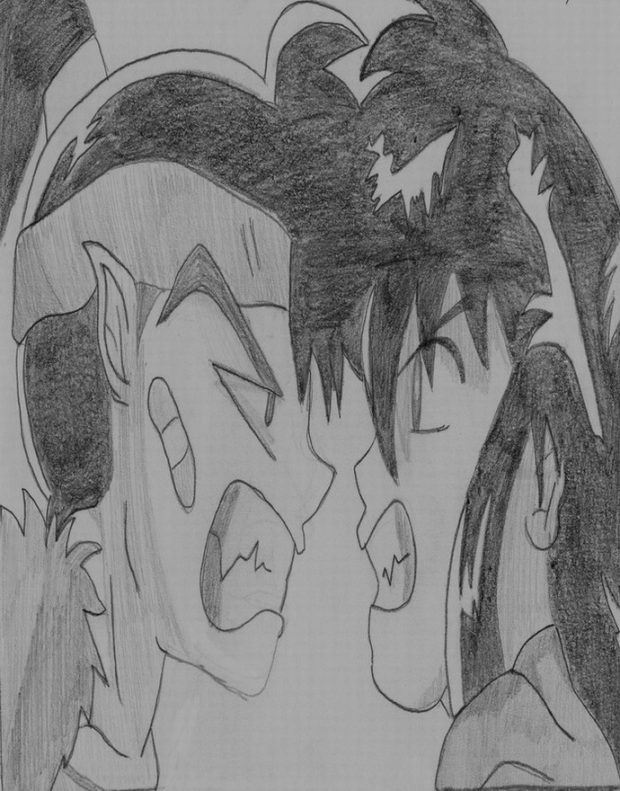 Inu And Koga Fighting.......