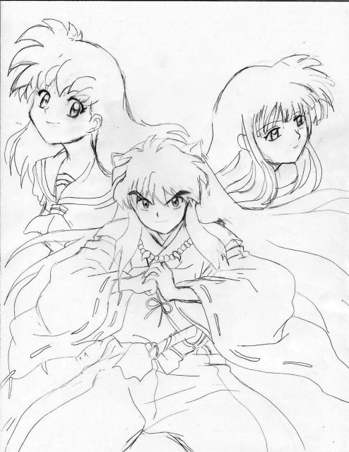 Unfinished Inuyasha Pic