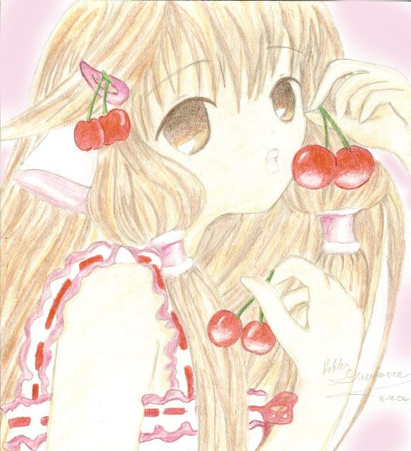 Chi And Cherries! :d