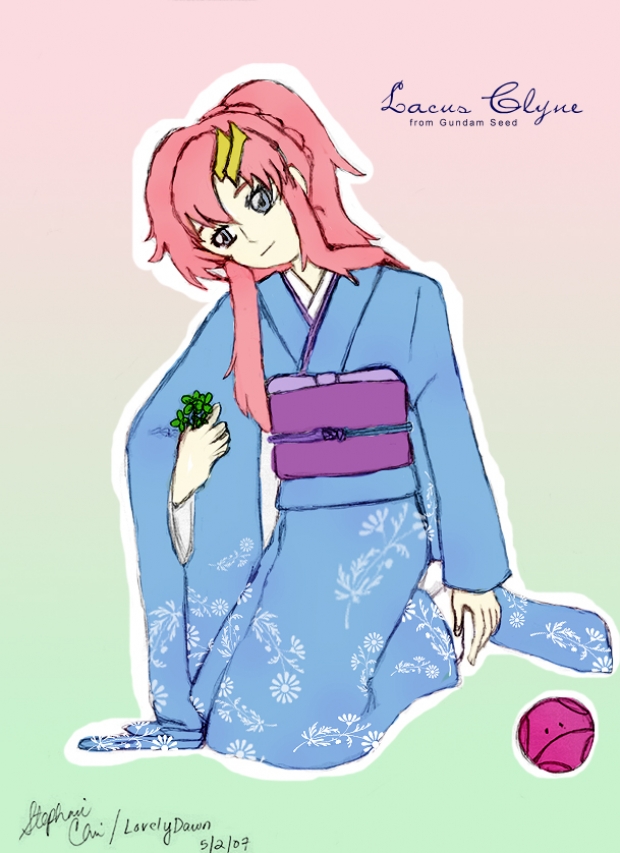 Lacus in Kimono