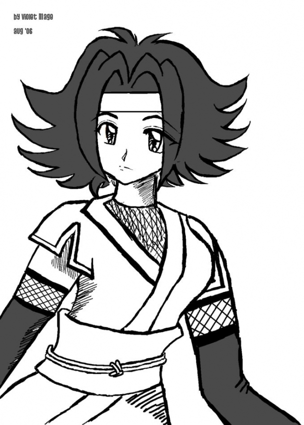 My Oc Murasaki Lineart